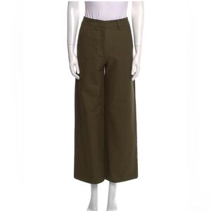 CO Olive Wide-Leg Women's Trousers